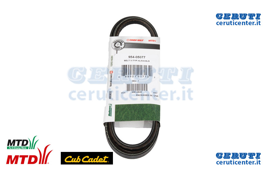 Cinghia - MTD / Cub Cadet - Originale - 954-05077