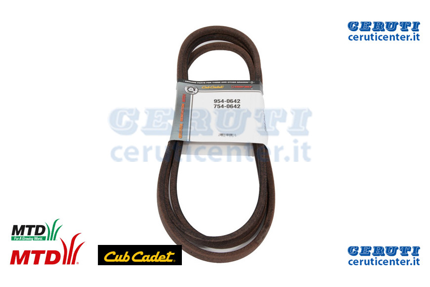 Cinghia - MTD / Cub Cadet - Originale - 954-0642 - Sostituisce - 954-0642