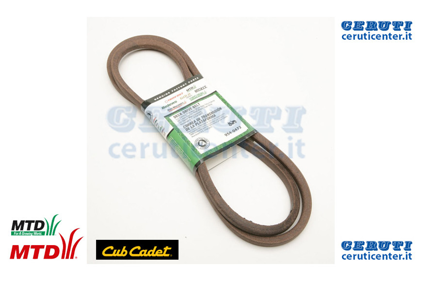 Cinghia-Pto 42 Decks - MTD / Cub Cadet - Originale - 754-0472 - Sostituisce - 754-0472