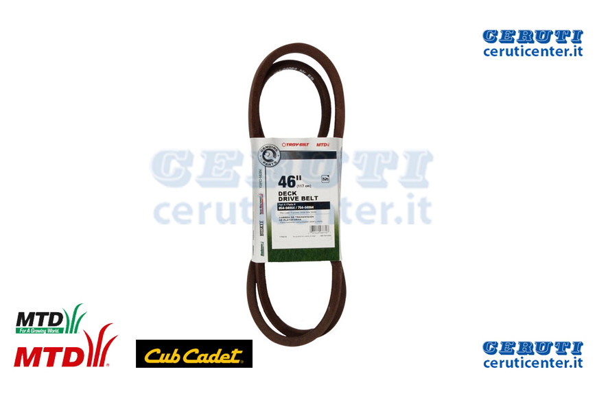 Cinghia, Pto - MTD / Cub Cadet - Originale - 754-04064