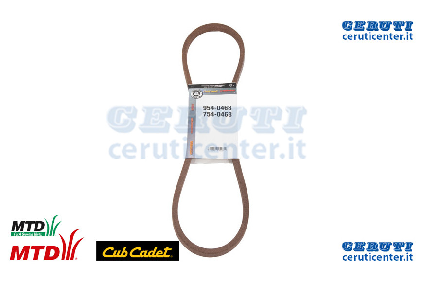 Cinghia Trazione:V-Typ - MTD / Cub Cadet - Originale - 754-0468 - Sostituisce - 754-0468