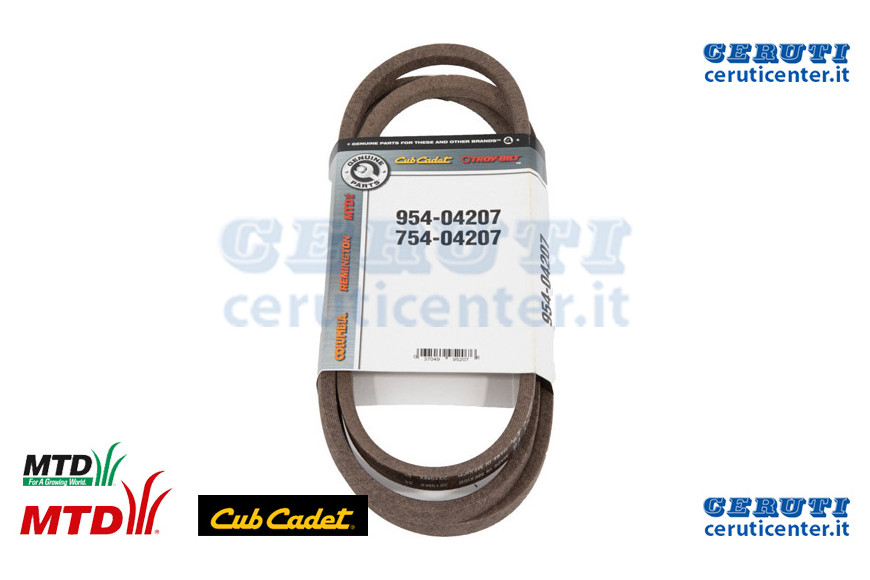 Cinghia:V-Typ:4Lx78.9 Poly - MTD / Cub Cadet - Originale - 954-04207 - Sostituisce - 954-04207