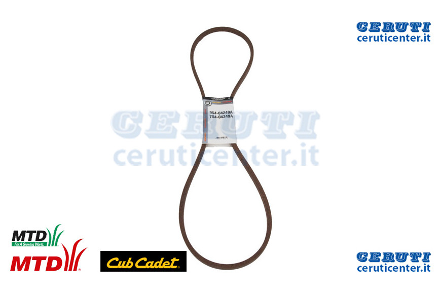 Cinghia:V Typ:5L:70.90 Poly - MTD / Cub Cadet - Originale - 954-04249 - Sostituisce - 954-04249