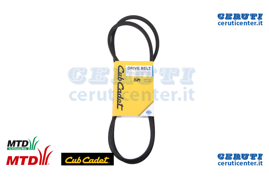 Cinghia V-Typ A X 78.0 Lg - MTD / Cub Cadet - Originale - 754-0461 - Sostituisce - 754-0461
