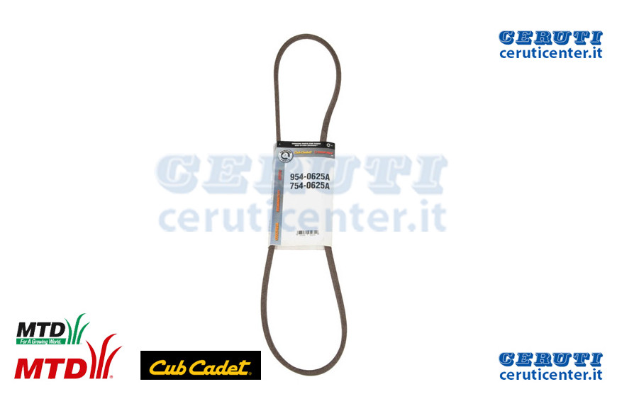 Cinghia V-Type - MTD / Cub Cadet - Originale - 754-0625A - Sostituisce - 754-0625A