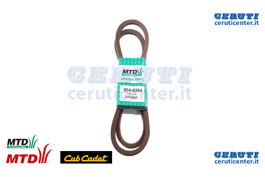 Cinghia X 68.04 Lg - MTD / Cub Cadet - Originale - 754-0364 - Sostituisce - 754-0364