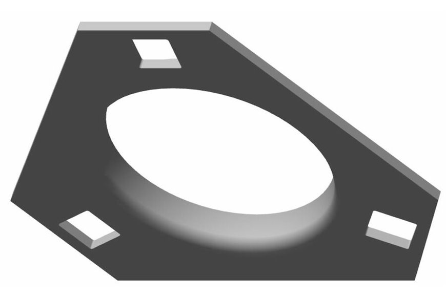Flange-Triangular - Originale Toro - 108-8626