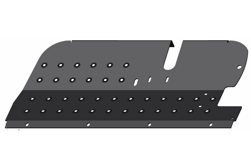 Plate-Footrest - Originale Toro - 105-0463-01
