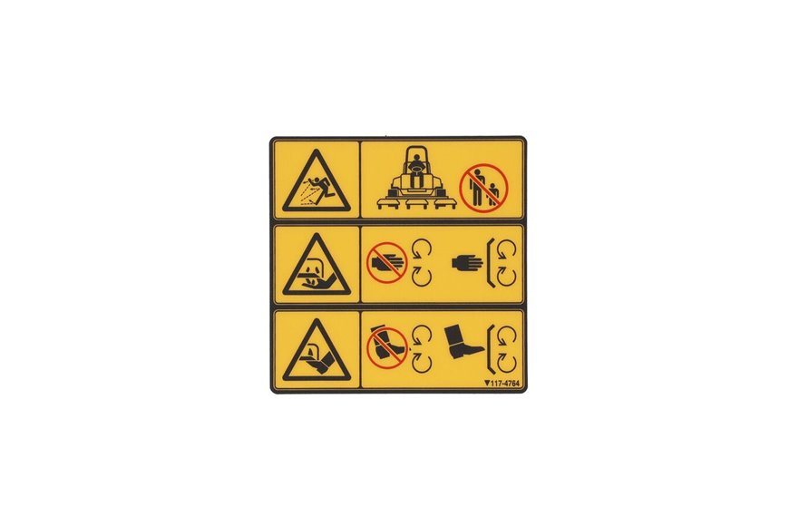 Decal-Danger - Originale Toro - 117-4764