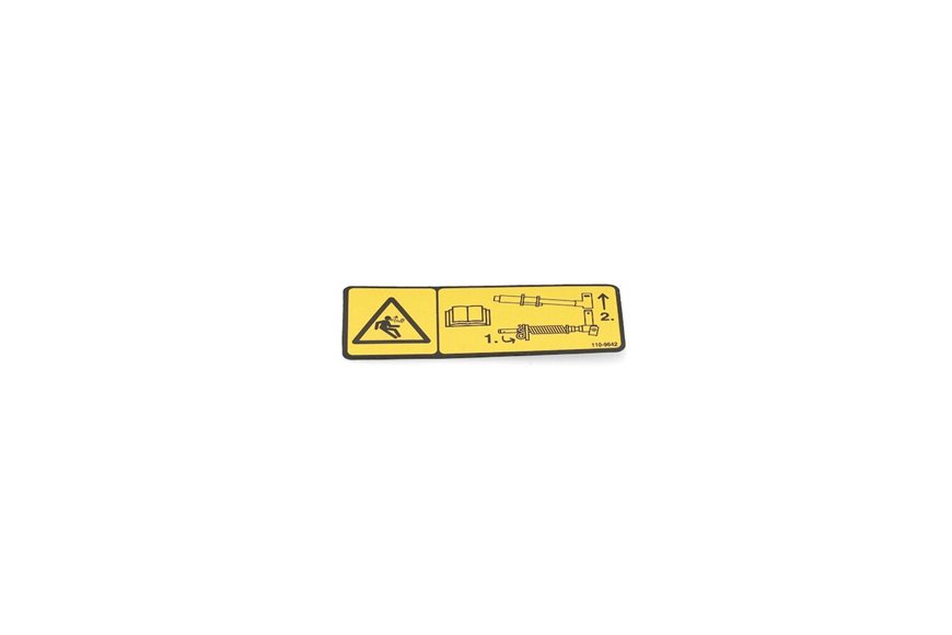 Decal-Warning - Originale Toro - 110-9642