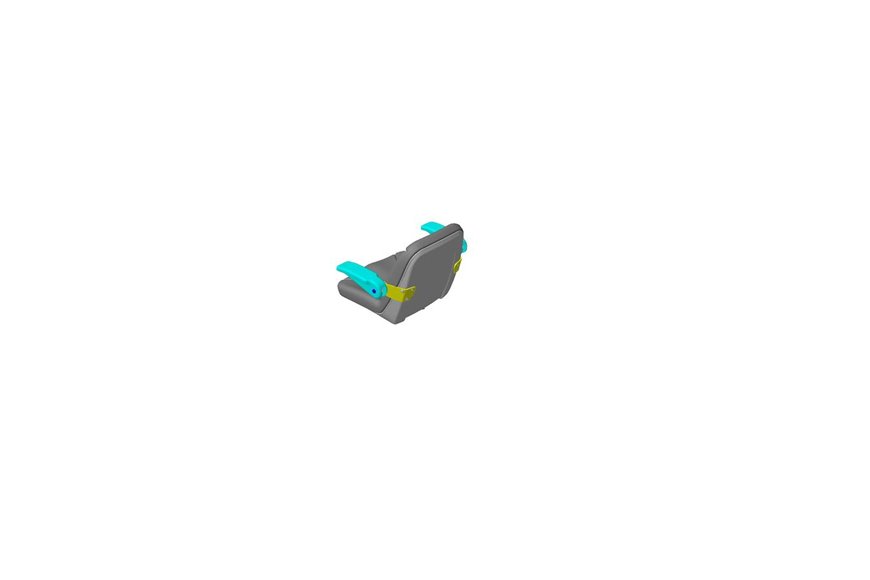 18 Inch Seat Asm (W/Arm Rests) - Originale Toro - 110-6777