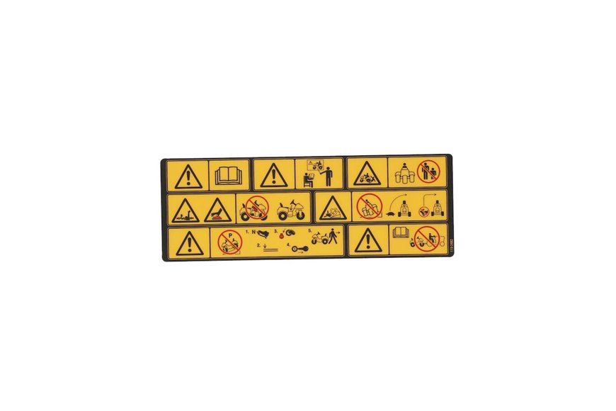 Decal-Operating - Originale Toro - 119-2482