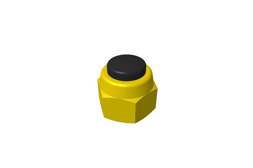 Nut-Hex, Nylon Cap - Originale Toro - 125-5028