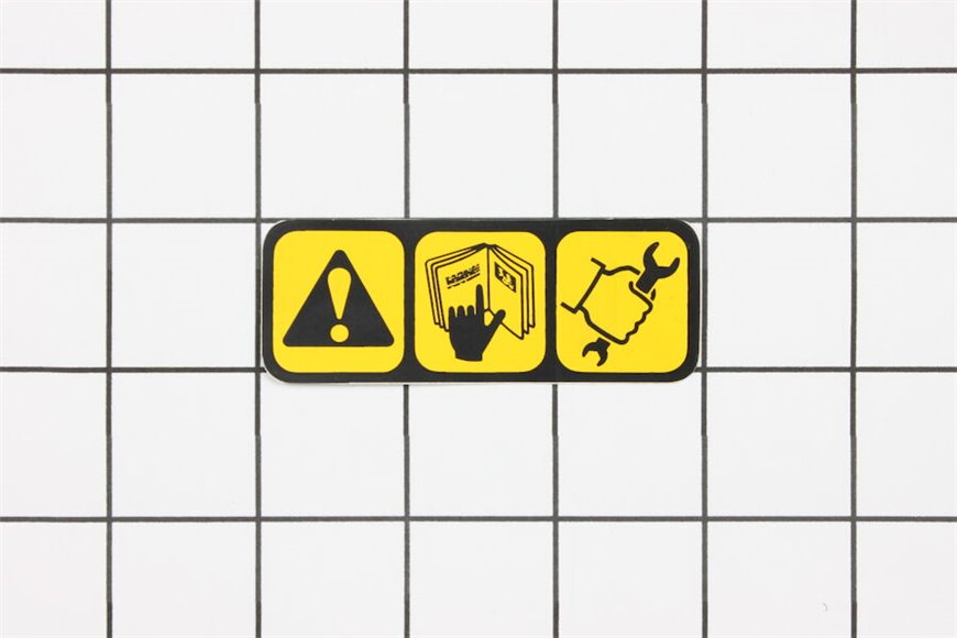 Decal - Adj Warning - Originale Toro - 63-3470