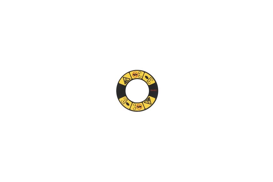 Decal-Warning - Originale Toro - 106-8521