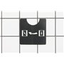 Decal-Choke - Originale Toro - 63-2410