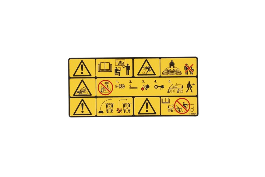 Decal-Danger - Originale Toro - 110-8924