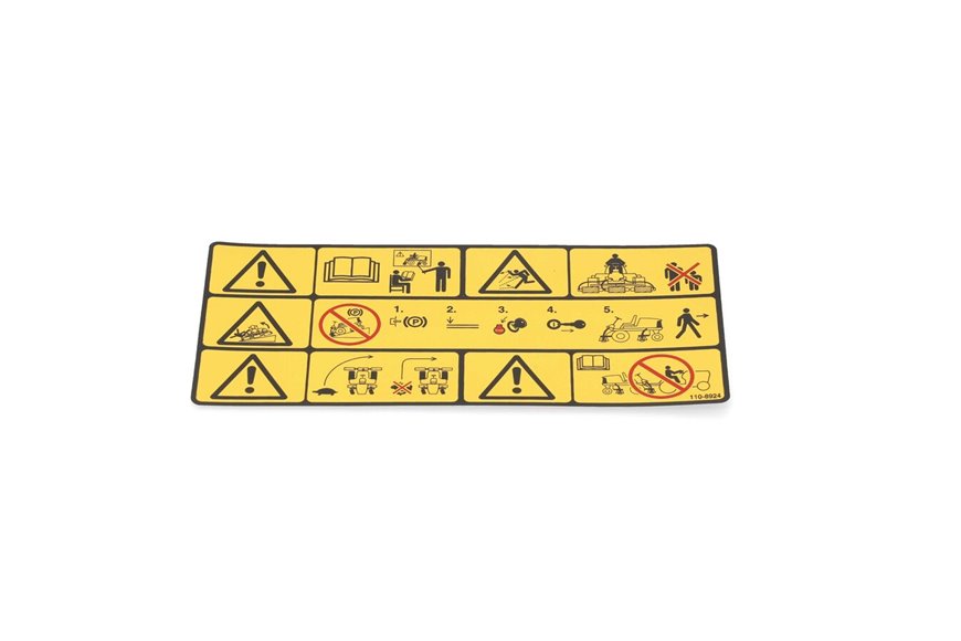 Decal-Danger - Originale Toro - 110-8924
