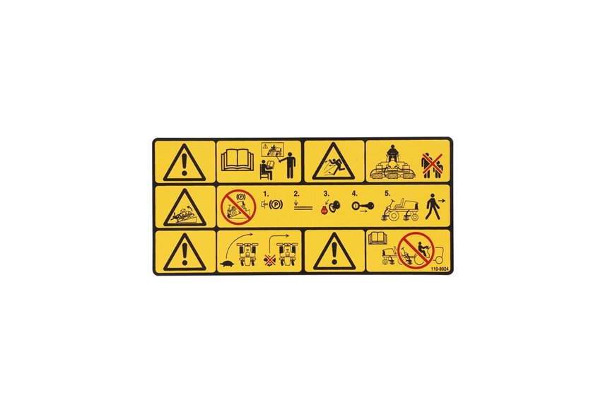Decal-Danger - Originale Toro - 110-8924