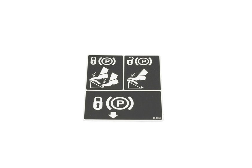 Decal-Brake, Parking - Originale Toro - 93-8062
