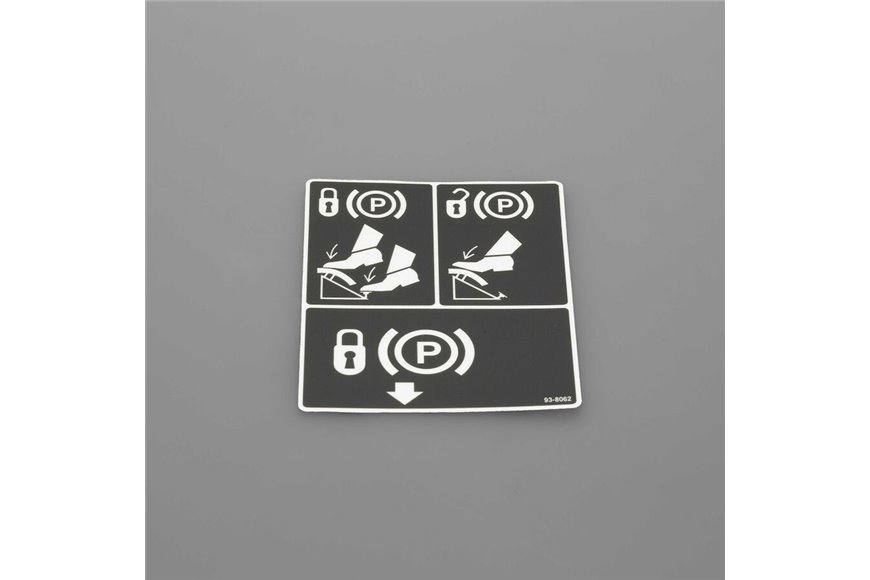 Decal-Brake, Parking - Originale Toro - 93-8062