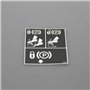 Decal-Brake, Parking - Originale Toro - 93-8062