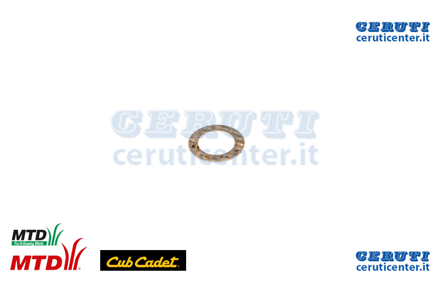 Wash:Rondella:1.00 X.632 X .01 - MTD / Cub Cadet - Originale - 736-04337