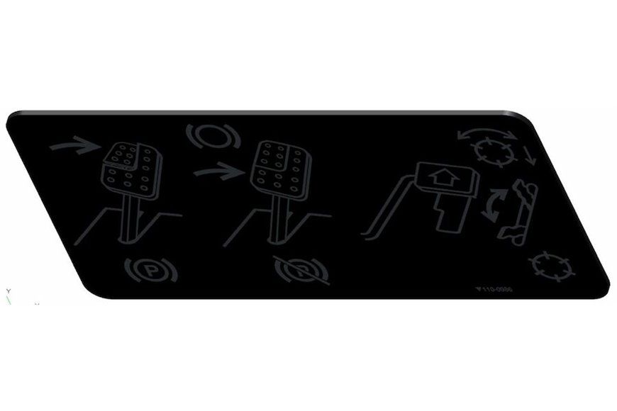 Decal-Plate, Cover - Originale Toro - 110-0986
