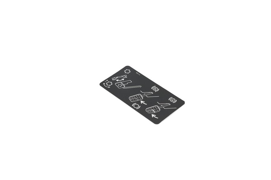 Decal-Plate, Cover - Originale Toro - 110-0986