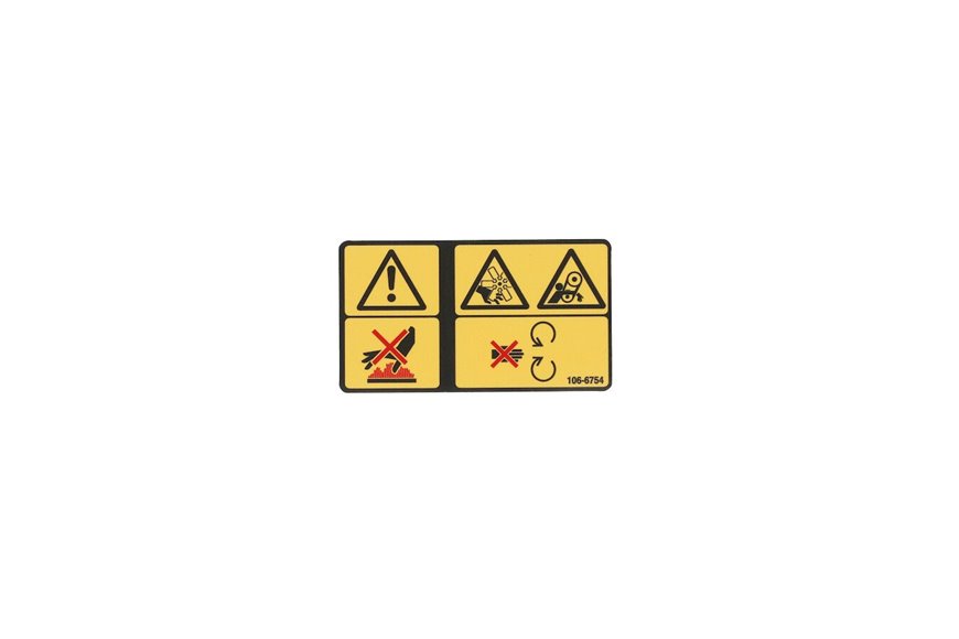 Decal-Danger - Originale Toro - 106-6754