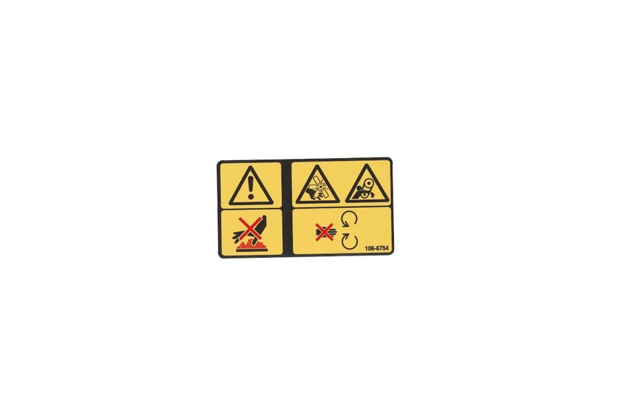 Decal-Danger - Originale Toro - 106-6754