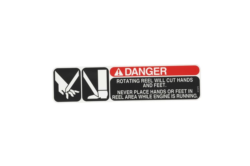 Decal-Warning - Originale Toro - 62-5070
