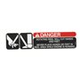 Decal-Warning - Originale Toro - 62-5070