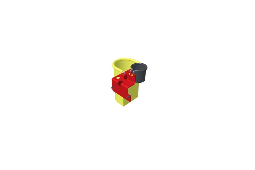 Trash Bas Asm-Large Bracket - Originale Toro - 121-6039