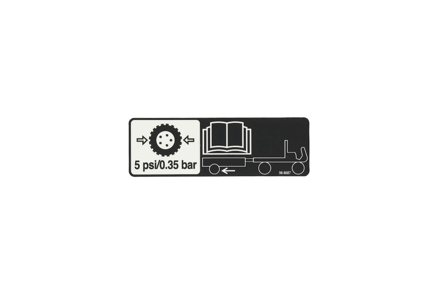 Decal-Pressure, Air - Originale Toro - 98-8687