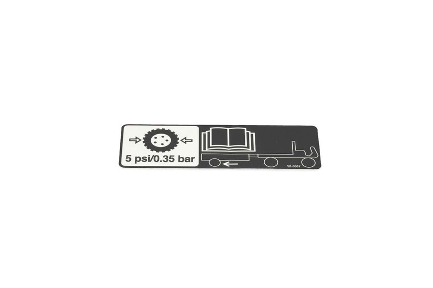 Decal-Pressure, Air - Originale Toro - 98-8687