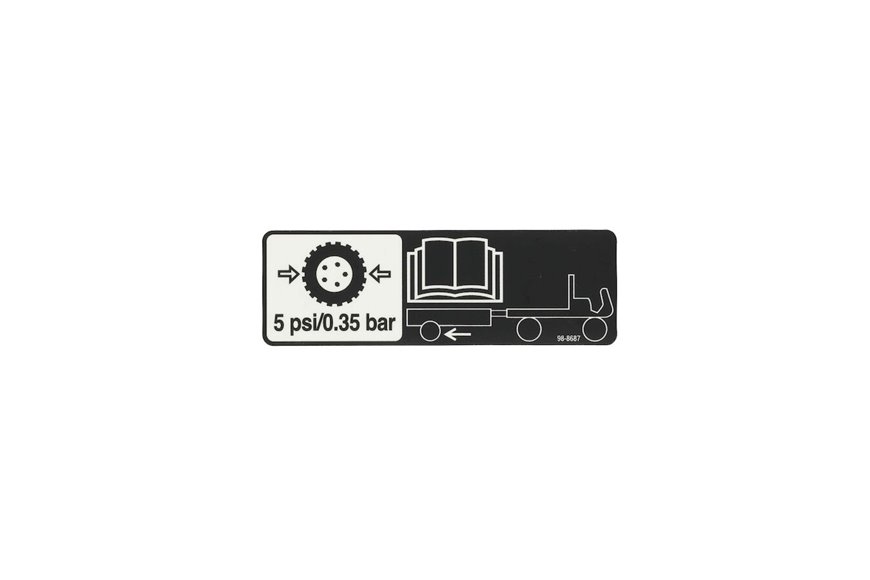 Decal-Pressure, Air - Originale Toro - 98-8687