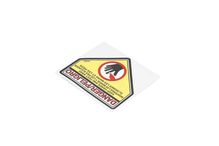 Decal-Danger - Originale Toro - 94-8072
