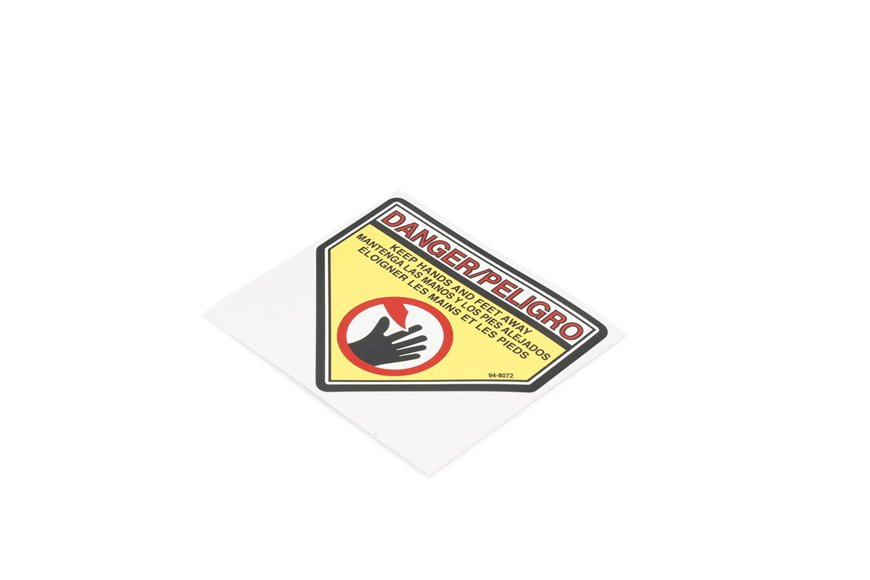 Decal-Danger - Originale Toro - 94-8072