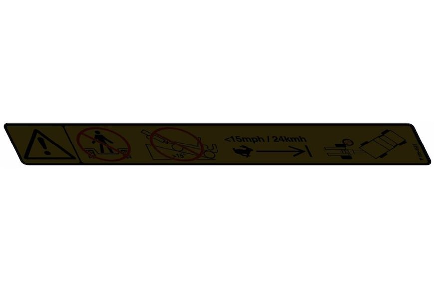 Decal-Warning, Trailer - Originale Toro - 106-4669