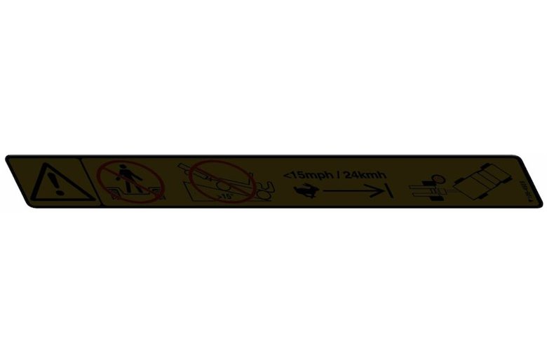 Decal-Warning, Trailer - Originale Toro - 106-4669
