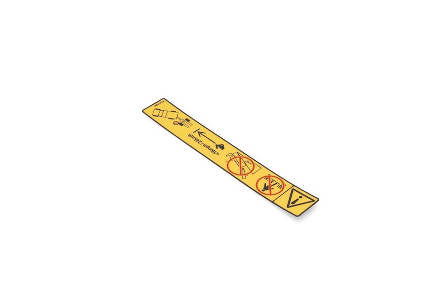 Decal-Warning, Trailer - Originale Toro - 106-4669
