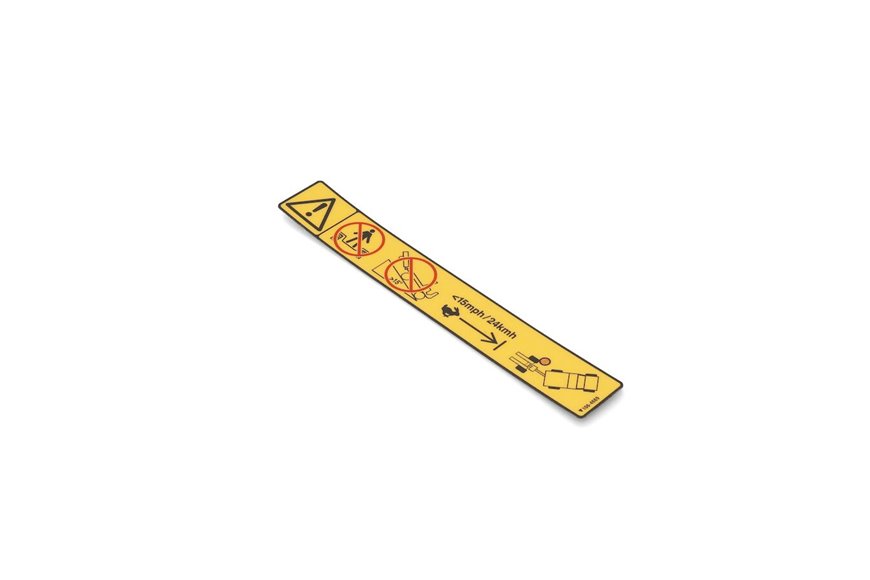 Decal-Warning, Trailer - Originale Toro - 106-4669