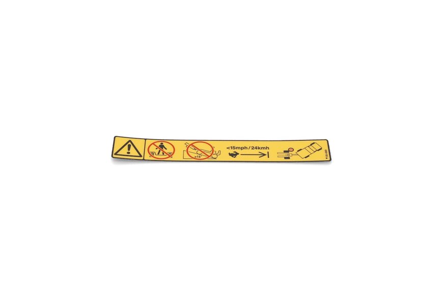 Decal-Warning, Trailer - Originale Toro - 106-4669