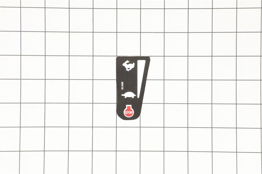 Throttle Decal, Int'L - Originale Toro - 63-2450