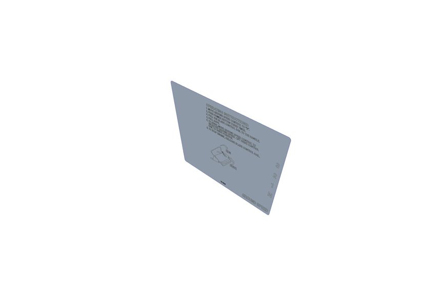 Decal-Control Panel - Originale Toro - 108-9336