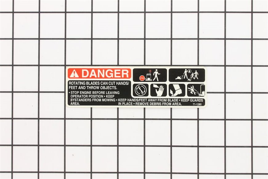 Decal-Instruction, Safety - Originale Toro - 71-1280