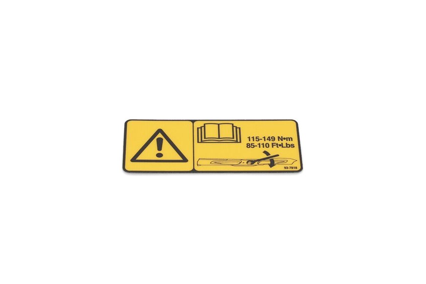 Decal-Torque, Blade Bolt - Originale Toro - 93-7818