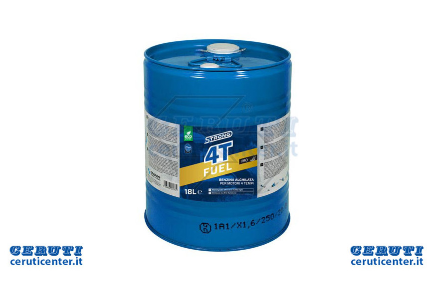 Benzina Alchilata Strong 4T Fuel Per Motori 4T - 18 Litri