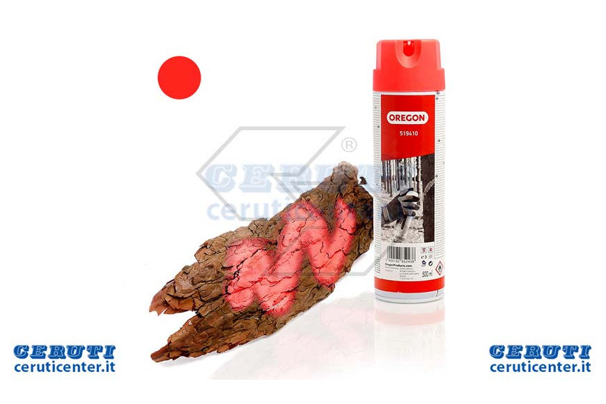 Vernice 500 Ml Rosso Fluo
